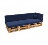 Pallet Side Cushion Cover 60x40 cm, Dark Blue