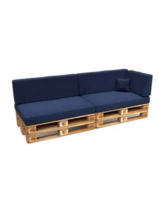 Pallet Side Cushion Cover 60x40 cm, Dark Blue