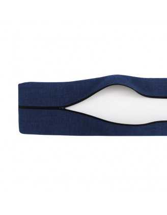 Set of 2 Pallet Cushion Covers – 120x80 cm & 120x40 cm, Dark Blue