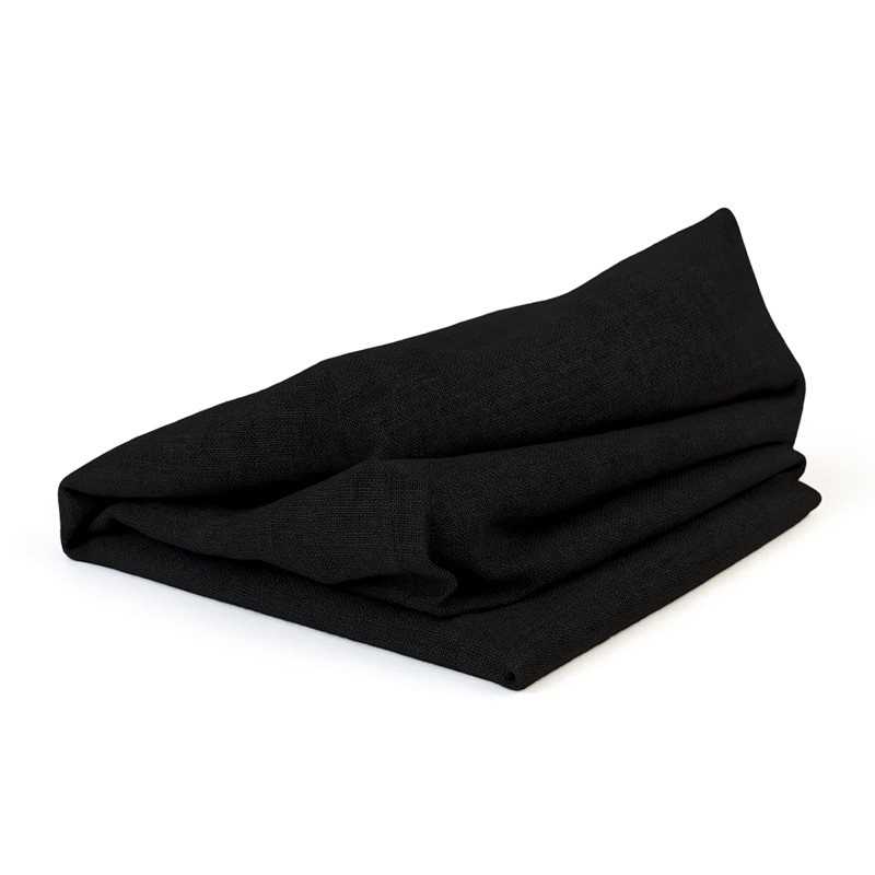 Set of 2 Pallet Cushion Covers – 120x80 cm & 120x40 cm, Black