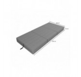 Foldable Mattress Guest Bed Camping Travel 80x195x15 Grey