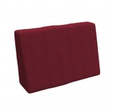 Pallet Side Cushion Cover 60x40 cm, Burgundy