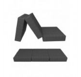 Foldable Mattress Guest Bed Camping Travel 80x195x15 Anthracite