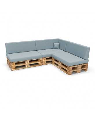 Pallet Decorative Cushion Cover 40x40 cm, Blue