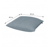 Decorative Cushion for Pallet Sofa and Garden Furniture, 40x40 cm, Blue
