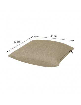 Decorative Cushion for Pallet Sofa and Garden Furniture, 40x40 cm, Beige