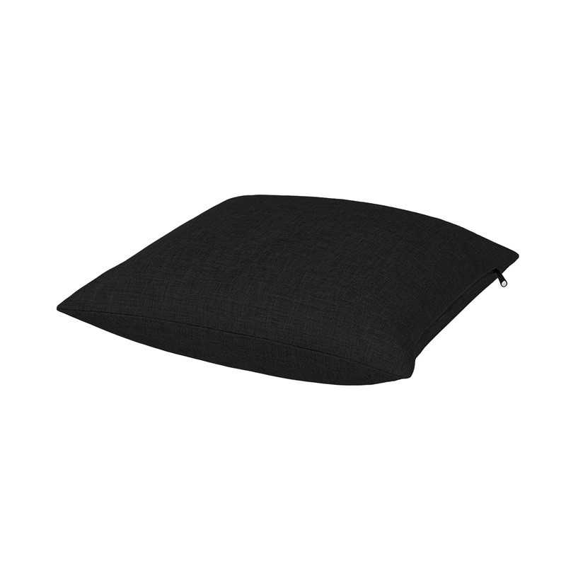 Decorative Cushion for Pallet Sofa and Outdoor Furniture, 40x40 cm, Black