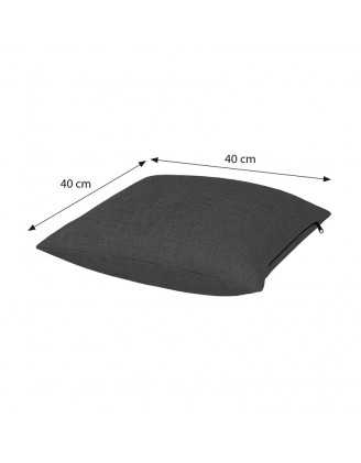 Decorative Cushion for Pallet Sofa and Outdoor Furniture, 40x40 cm, Anthracite