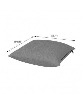 Decorative Cushion for Pallet Sofa and Outdoor Furniture, 40x40 cm, Grey