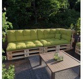 Decorative Cushion for Pallet Sofa and Garden Furniture, 40x40 cm, Lime