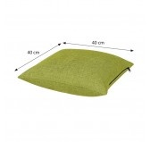 Decorative Cushion for Pallet Sofa and Outdoor Furniture, 40x40 cm, Lime