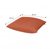 Decorative Cushion for Pallet Sofa and Outdoor Furniture, 40x40 cm, Orange