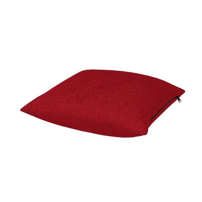 Decorative Cushion for Pallet Sofa and Outdoor Furniture, 40x40 cm, Red