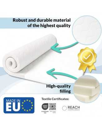 Mattress Topper H3 90x200x5 cm