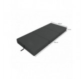 Foldable Mattress Guest Bed Camping Travel Waterproof 80x195x15 Anthracite