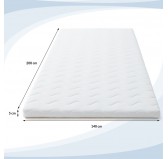 Mattress Topper H3 140x200x5 cm