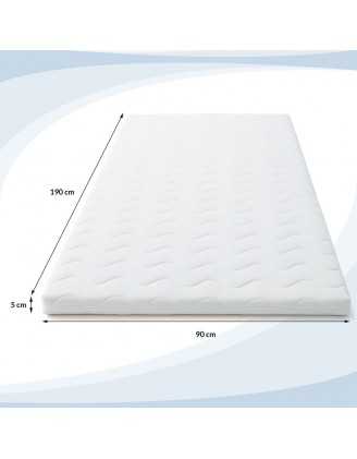 Mattress Topper H3 90x190x5 cm