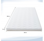 Mattress Topper H3 200x200x5 cm