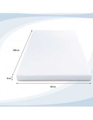 Mattress Topper PREMIUM 80x200x8 cm