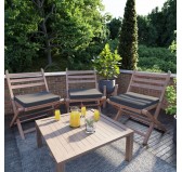 Garden Bench Cushion, Dining Bench Cushion, Seat Cushion for Bench, Bench Pad, Seat Pad, Chair Pad, 40x40x5cm, Anthracite