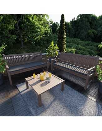 Garden Bench Cushion, Dining Bench Cushion, Seat Cushion for Bench, Bench Pad, Seat Pad, Chair Pad, 200x50x5cm, Anthracite