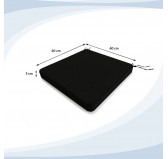 Garden Bench Cushion, Dining Bench Cushion, Seat Cushion for Bench, Bench Pad, Seat Pad, Chair Pad, 60x60x5cm, Black Garden Bench Cushion, Dining Bench Cushion, Seat Cushion for Bench, Bench Pad, Seat Pad, Chair Pad, 60x60x5cm, Black