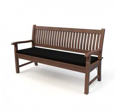Garden Bench Cushion, Dining Bench Cushion, Seat Cushion for Bench, Bench Pad, Seat Pad, Chair Pad, 120x40x5cm, Black