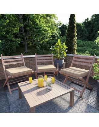 Garden Bench Cushion, Dining Bench Cushion, Seat Cushion for Bench, Bench Pad, Seat Pad, Chair Pad, 50x50x5cm, Beige