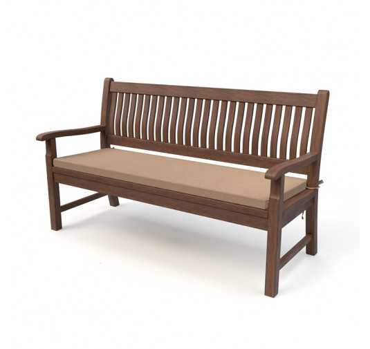 Garden Bench Cushion, Dining Bench Cushion, Seat Cushion for Bench, Bench Pad, Seat Pad, Chair Pad, 170x50x5cm, Beige