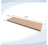 Garden Bench Cushion, Dining Bench Cushion, Seat Cushion for Bench, Bench Pad, Seat Pad, Chair Pad, 200x50x5cm, Beige