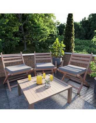 Garden Bench Cushion, Dining Bench Cushion, Seat Cushion for Bench, Bench Pad, Seat Pad, Chair Pad, 70x70x5cm, Grey