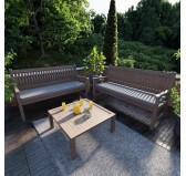 Garden Bench Cushion, Dining Bench Cushion, Seat Cushion for Bench, Bench Pad, Seat Pad, Chair Pad, 150x50x5cm, Grey