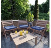 Garden Bench Cushion, Dining Bench Cushion, Seat Cushion for Bench, Bench Pad, Seat Pad, Chair Pad, 50x50x5cm, Dark Blue Garden Bench Cushion, Dining Bench Cushion, Seat Cushion for Bench, Bench Pad, Seat Pad, Chair Pad, 50x50x5cm, Dark Blue