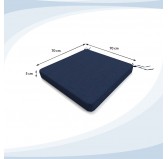 Garden Bench Cushion, Dining Bench Cushion, Seat Cushion for Bench, Bench Pad, Seat Pad, Chair Pad, 70x70x5cm, Dark Blue
