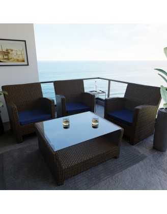 Garden Bench Cushion, Dining Bench Cushion, Seat Cushion for Bench, Bench Pad, Seat Pad, Chair Pad, 70x70x5cm, Dark Blue