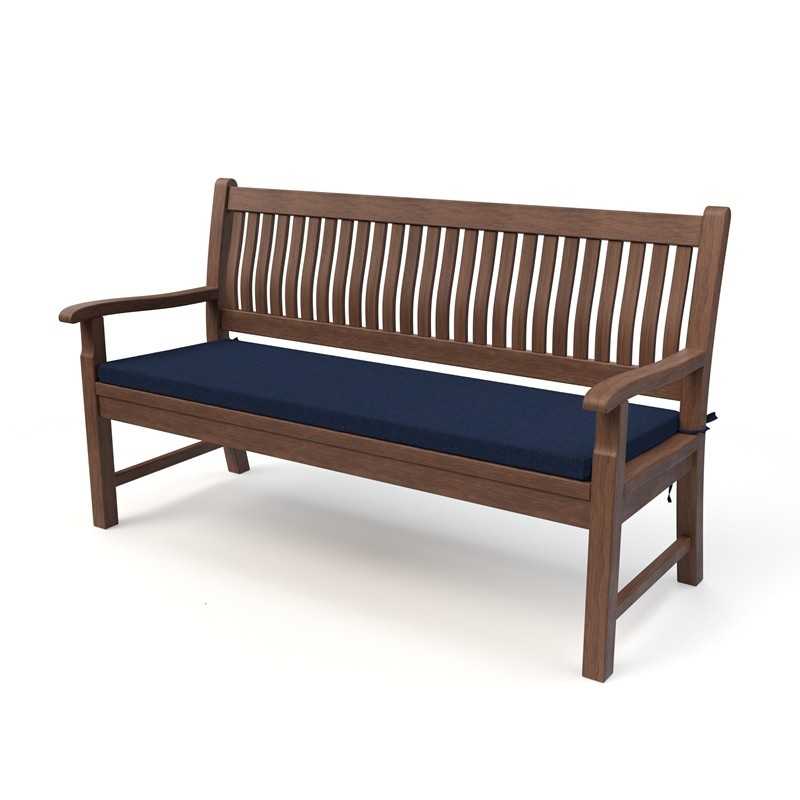 Garden Bench Cushion, Dining Bench Cushion, Seat Cushion for Bench, Bench Pad, Seat Pad, Chair Pad, 150x40x5cm, Dark Blue