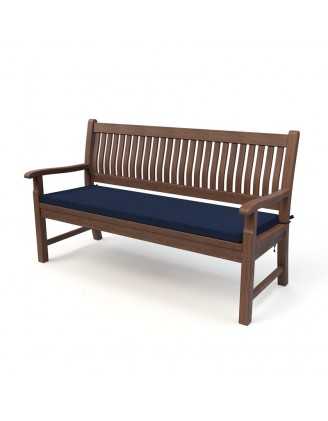 Garden Bench Cushion, Dining Bench Cushion, Seat Cushion for Bench, Bench Pad, Seat Pad, Chair Pad, 180x40x5cm, Dark Blue