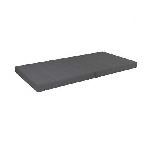 Foldable mattress 160×80×8 cm for modular kids sofa in soft corduroy, colour Midnight Pebble