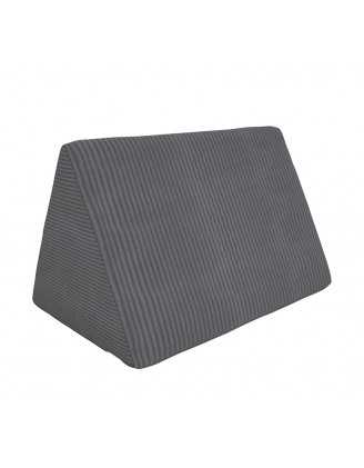 Triangular cushion 55×35×35 cm for modular kids sofa in soft corduroy, colour Midnight Pebble