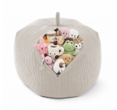 Toy storage bag and bean bag seat | Corduroy fabric | 85x85x50 cm | Sandy Dusk