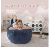 Toy storage bag and bean bag seat | Corduroy fabric | 85x85x50 cm | Sandy Dusk