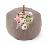 Toy storage bag and bean bag seat | Corduroy fabric | 85x85x50 cm | Warm Caramel