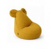 Kids Bean Bag Chair with Mouse Ears | Bouclé | 68x68x50 cm | Sunny Bear