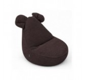 Kids Bean Bag Chair with Mouse Ears | Corduroy | 68x68x50 cm | Chocolate Brown