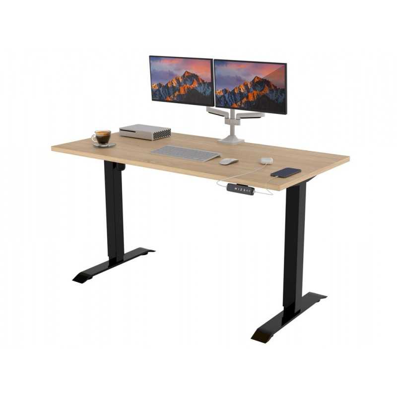 Electric Standing Desk With Height Adjustment Sonoma Oak 175x80