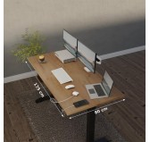 Electric Height Adjustable Desk Craft Oak 175x80