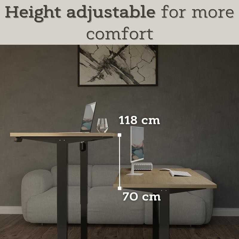 Ergomax height adjustable ergonomic deals standing workstation