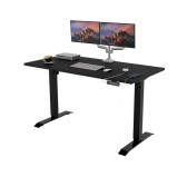 Electric Standing Desk With Height Adjustment Black 160x80