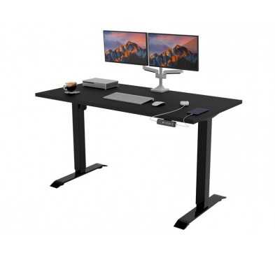 Electric Standing Desk With Height Adjustment Black 140x70