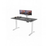 POKAR Desk with white electric frame Grey 120x60